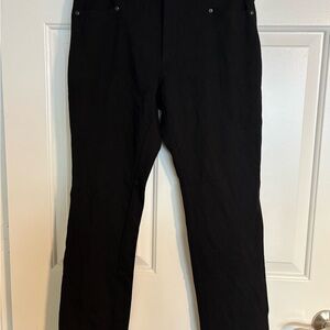 NYDJ Black Stretch Work Pants